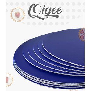 QIQEE Food-Grade Cardboard Cake Plates - 40 PACK!! 🎂🎂